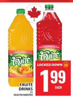 Food Basics FRUITÉ DRINKS offer