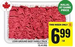 Food Basics LEAN GROUND BEEF FAMILY PACK offer