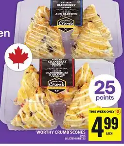 Food Basics WORTHY CRUMB SCONES offer