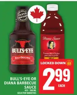 Food Basics BULL'S-EYE OR DIANA BARBECUE SAUCE offer