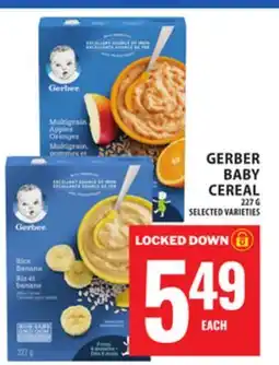 Food Basics GERBER BABY CEREAL offer