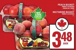Food Basics PEACH BASKET offer