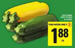Food Basics ZUCCHINI offer