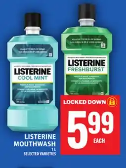 Food Basics LISTERINE MOUTHWASH offer