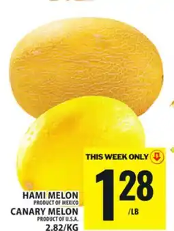 Food Basics HAMI MELON OR CANARY MELON offer