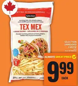 Food Basics SELECTION SHREDDED CHEESE offer