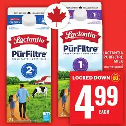 Food Basics LACTANTIA PURFILTRE MILK offer