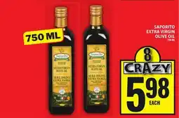 Food Basics SAPORITO EXTRA VIRGIN OLIVE OIL offer