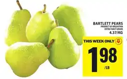 Food Basics BARTLETT PEARS offer