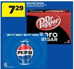 Real Canadian Superstore PEPSI SOFT DRINKS, 12X355 ML offer