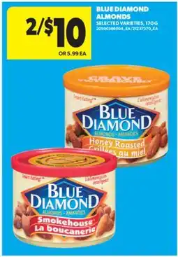 Real Canadian Superstore BLUE DIAMOND ALMONDS, 170 G offer
