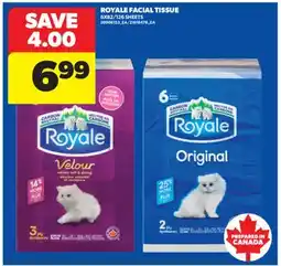 Real Canadian Superstore ROYALE FACIAL TISSUE, 6X82/126 offer
