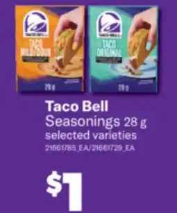 Real Canadian Superstore TACO BELL SEASONINGS, 28 G offer