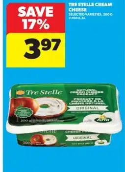 Real Canadian Superstore TRE STELLE CREAM CHEESE, 200 G offer