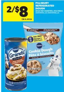 Real Canadian Superstore PILLSBURY REFRIGERATED DOUGH, 454/496 G offer