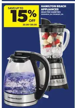 Real Canadian Superstore HAMILTON BEACH APPLIANCES offer