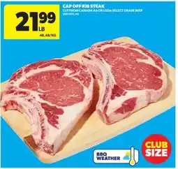 Real Canadian Superstore CAP OFF RIB STEAK offer