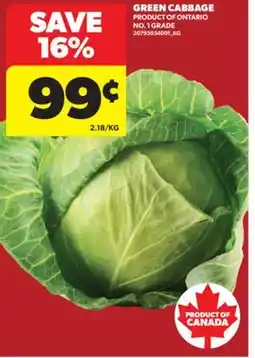 Real Canadian Superstore GREEN CABBAGE offer