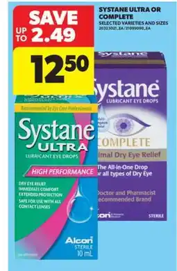 Real Canadian Superstore SYSTANE ULTRA OR COMPLETE offer