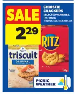 Real Canadian Superstore CHRISTIE CRACKERS, 175-200 G offer