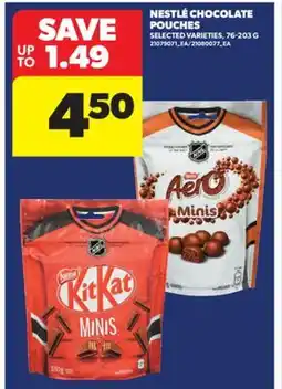 Real Canadian Superstore NESTLÉ CHOCOLATE POUCHES, 76-203 G offer