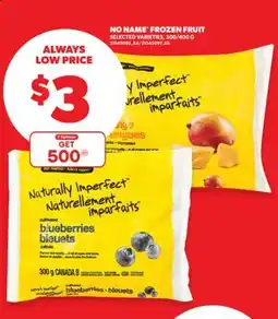 Real Canadian Superstore NO NAME FROZEN FRUIT, 300/400 G offer
