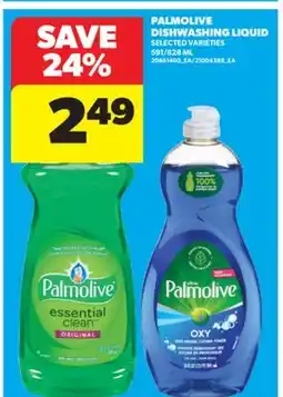 Real Canadian Superstore PALMOLIVE DISHWASHING LIQUID, 591/828 ML offer