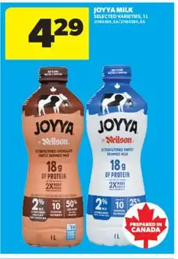 Real Canadian Superstore JOYYA MILK, 1 L offer