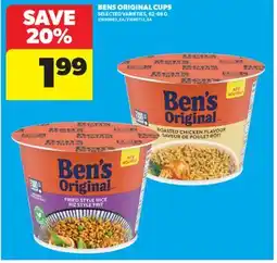 Real Canadian Superstore BENS ORIGINAL CUPS, 62-68 G offer