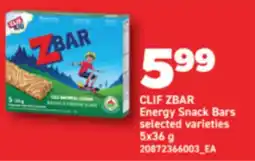 Real Canadian Superstore CLIF ZBAR ENERGY SNACK BARS, 5x36 G offer