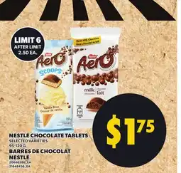 Independent Grocer NESTLÉ CHOCOLATE TABLETS, 95-120 G offer