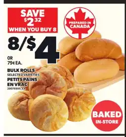 Independent Grocer BULK ROLLS offer