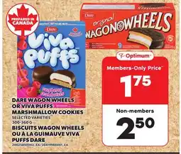 Independent Grocer DARE WAGON WHEELS OR VIVA PUFFS MARSHMALLOW COOKIES, 300-360 G offer