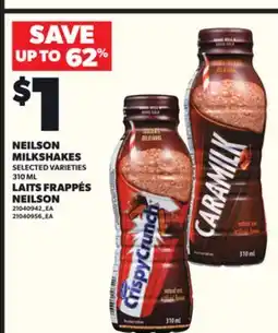 Independent Grocer NEILSON MILKSHAKES, 310 ML offer