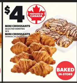 Independent Grocer MINI CROISSANTS, 10'S offer