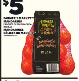 Independent Grocer FARMER'S MARKET MANDARINS, 2 LB BAG offer
