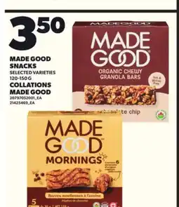 Independent Grocer MADE GOOD SNACKS, 120-150 G offer