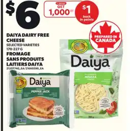 Independent Grocer DAIYA DAIRY FREE CHEESE, 170-227 G offer