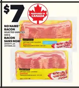 Independent Grocer NO NAME BACON, 500 G offer