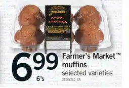 Fortinos FARMER'S MARKET MUFFINS, 6's offer