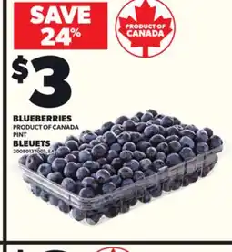 Independent Grocer BLUEBERRIES, PINT offer