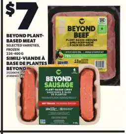 Independent Grocer BEYOND PLANT BASED MEAT, 226-400 G offer