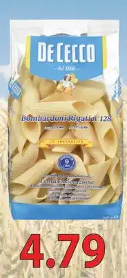 Fortinos DECECCO BOMBARDONI RIGATI, (500 g) offer