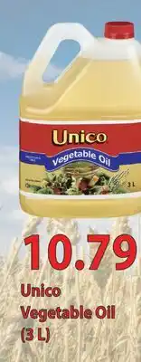 Fortinos UNICO VEGETABLE OIL, (3 L) offer