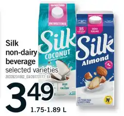 Fortinos SILK NON-DAIRY BEVERAGE, 1.75-1.89 L offer