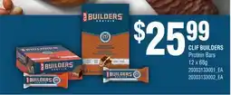 Fortinos CLIF BUILDERS PROTEIN BARS, 12 x 68g offer