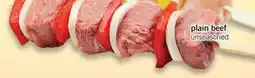 Fortinos PLAIN BEEF KEBOBS offer