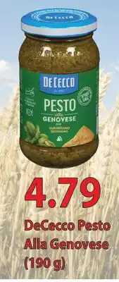 Fortinos DECECCO PESTO ALLA GENOVESE, (190 g) offer