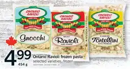 Fortinos ONTARIO RAVIOLI FROZEN PASTA, 454 g offer