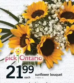 Fortinos SUNFLOWER BOUQUET offer